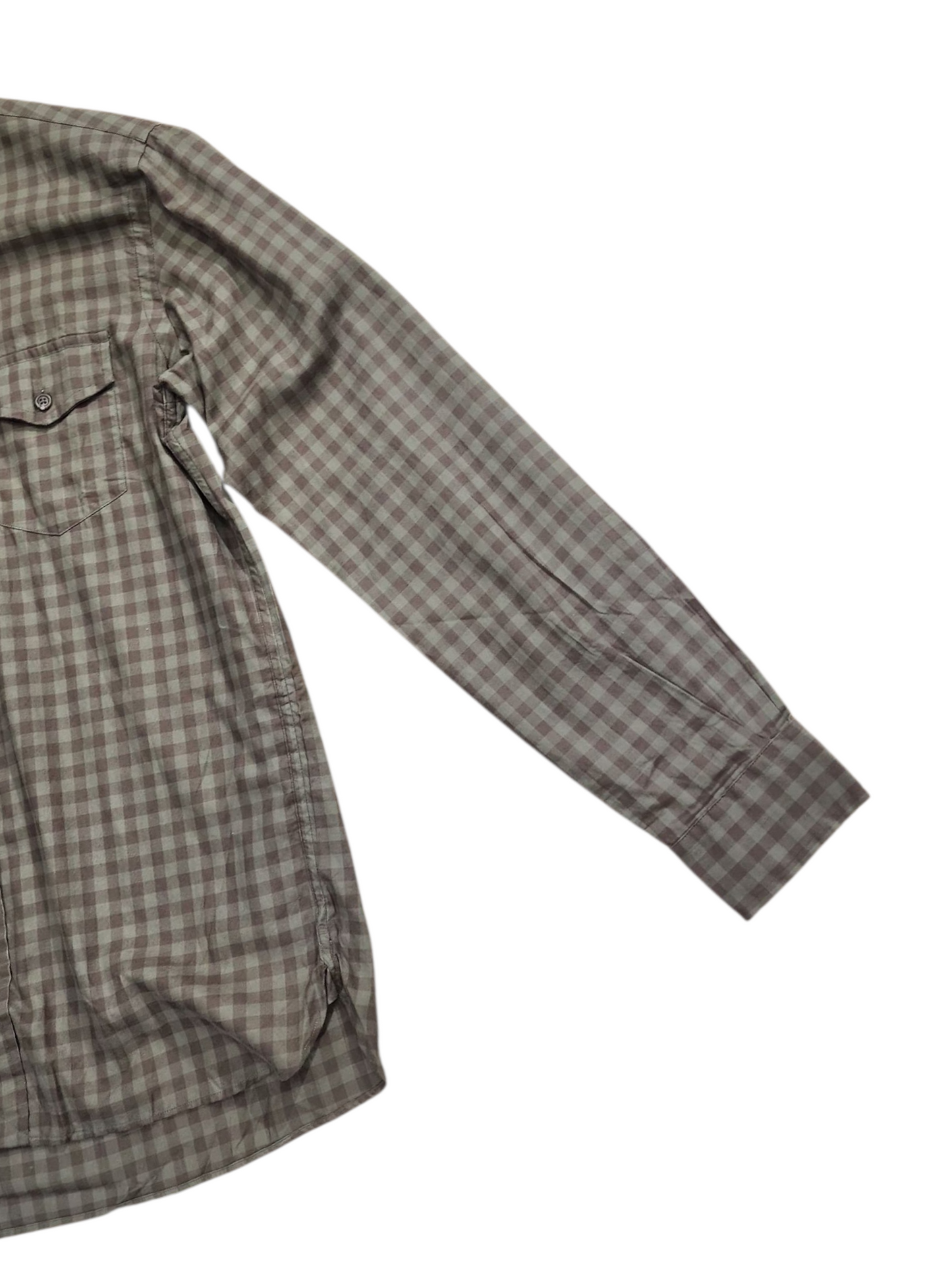 Ralph Lauren Polo Green & Brown Checkered Women's shirt
