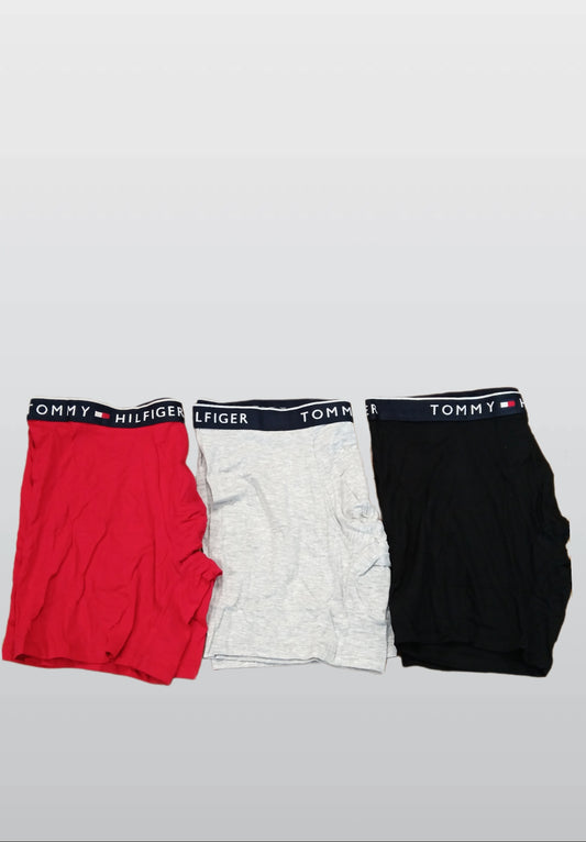 TOMMY HILFIGER 3-PACK BOXER LUXE STRETCH  NAVY M15