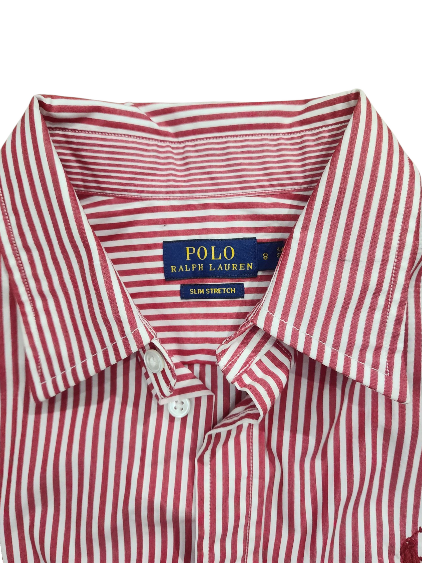 Ralph Lauren Polo Red & White Striped women's shirt