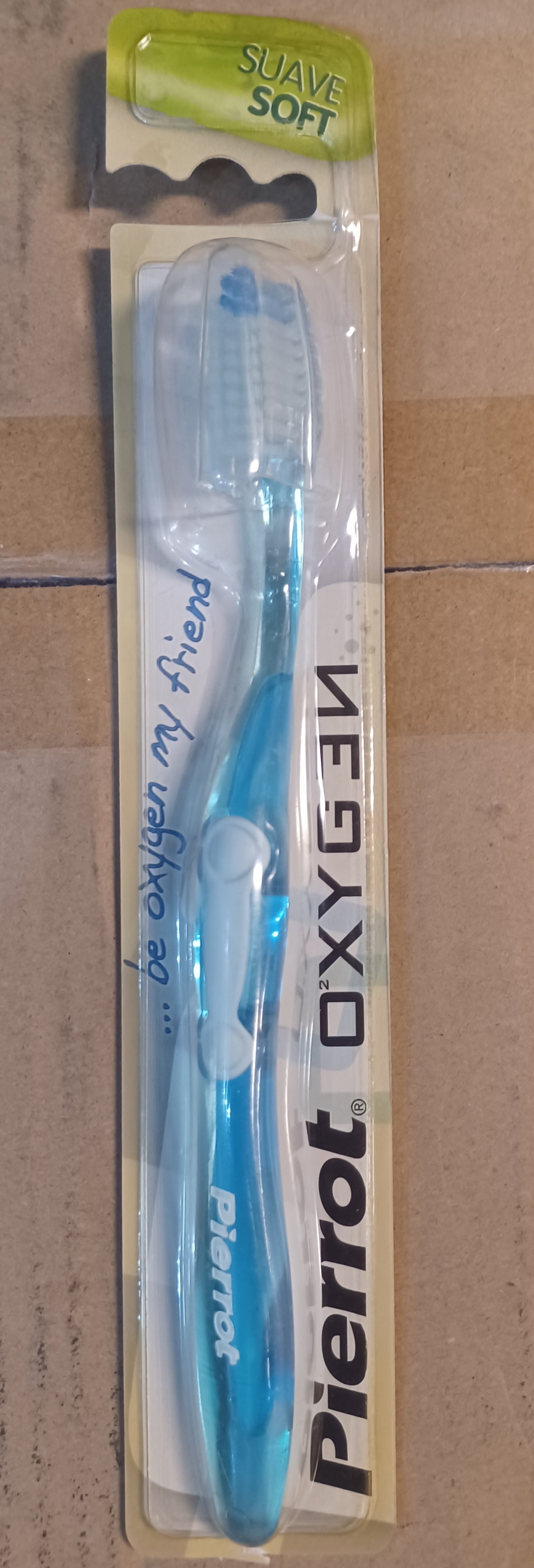 Pierrot Oxygens Suave-Soft Toothbrush – Available in Blue-Yellow & Blue-Gray