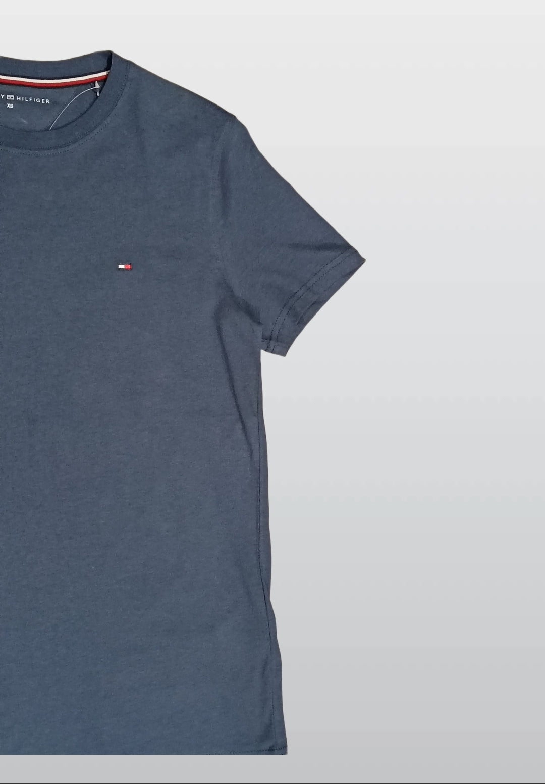 Tommy Jeans Men’s T-Shirt – Dusty Blue M7 | Classic Casual Style