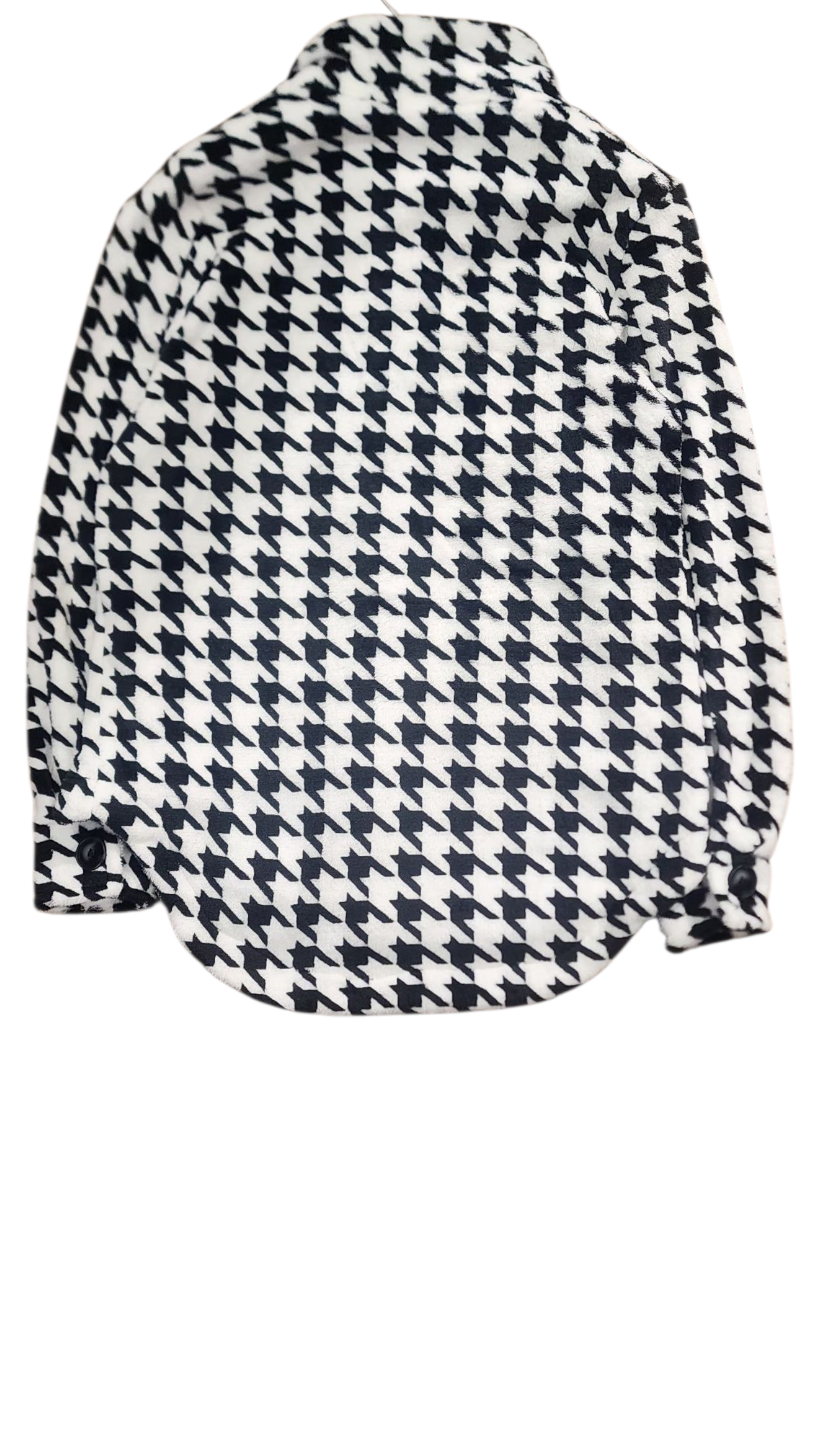 Black and White Fleece Jacket