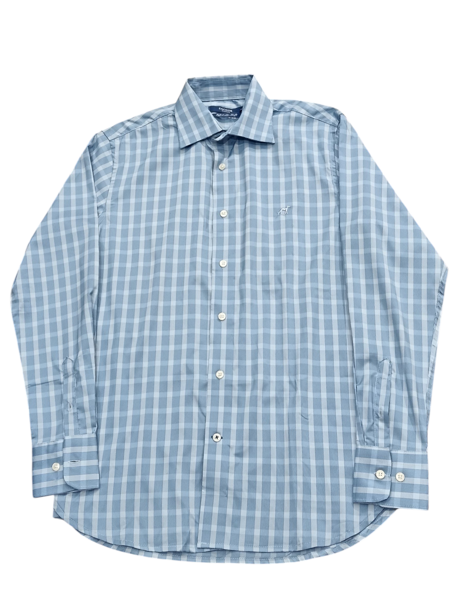 SACOOR BROTHERS Men's shirt long sleeve blue