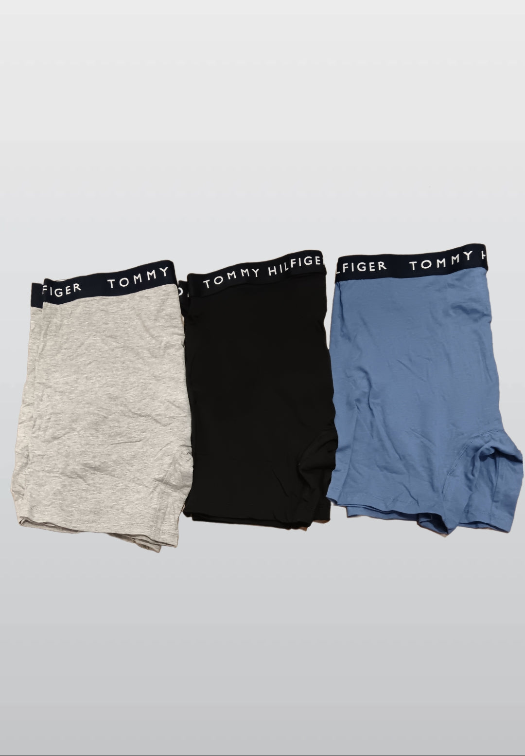 TOMMY HILFIGER 3-PACK BOXER COTTON STRETCH BLUE  M3