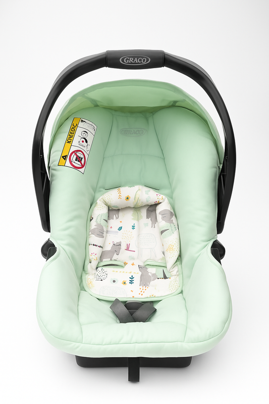 Graco Infant Car Seat – Mint Green with Woodland Insert