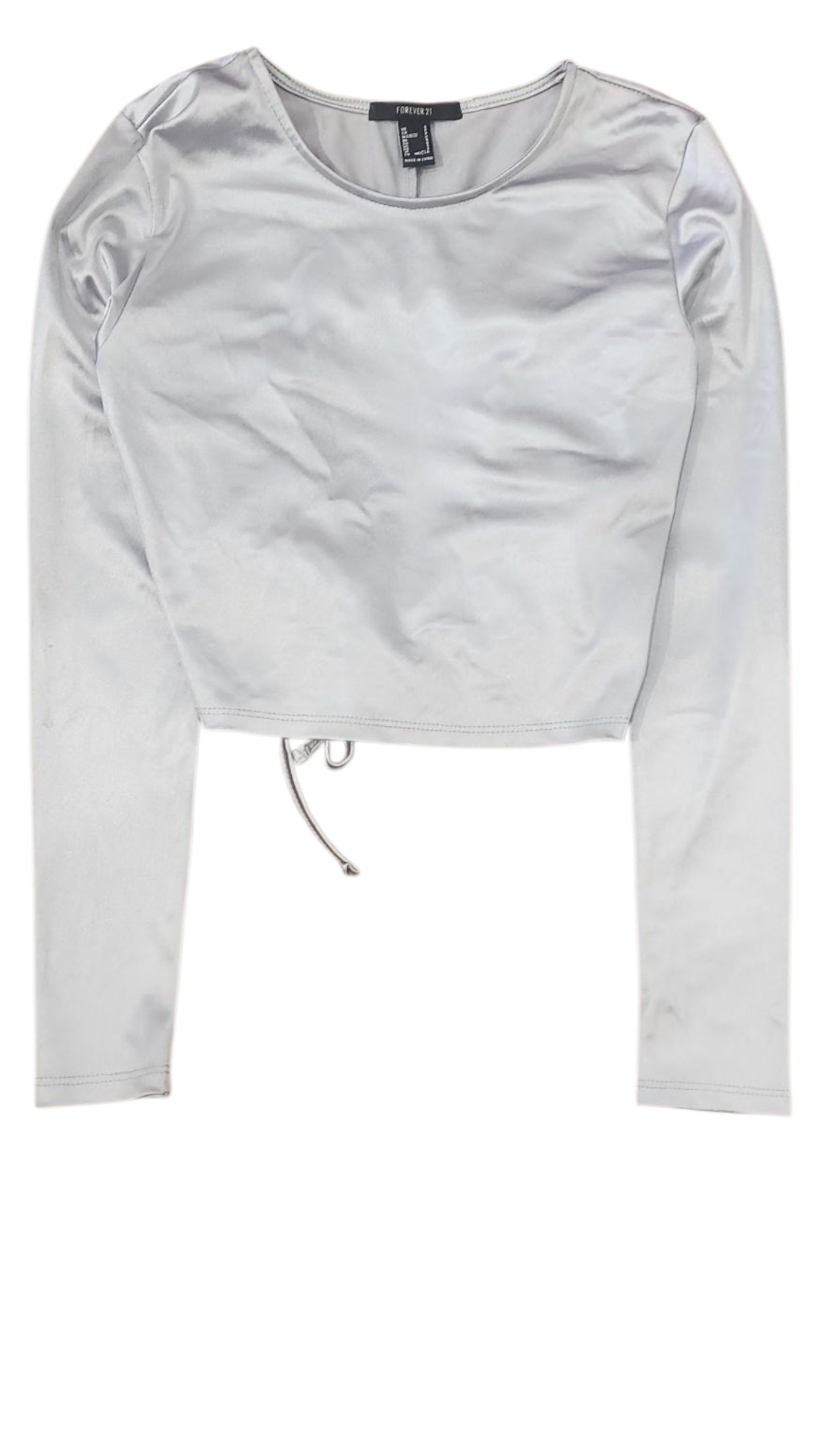 FOREVER 21 Grey Women's Croptop