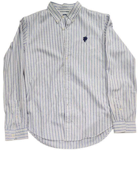 Ralph Lauren Polo blue and white striped women's shirt