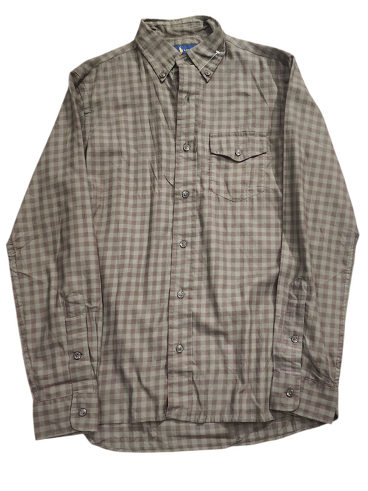 Ralph Lauren Polo Green & Brown Checkered Women's shirt