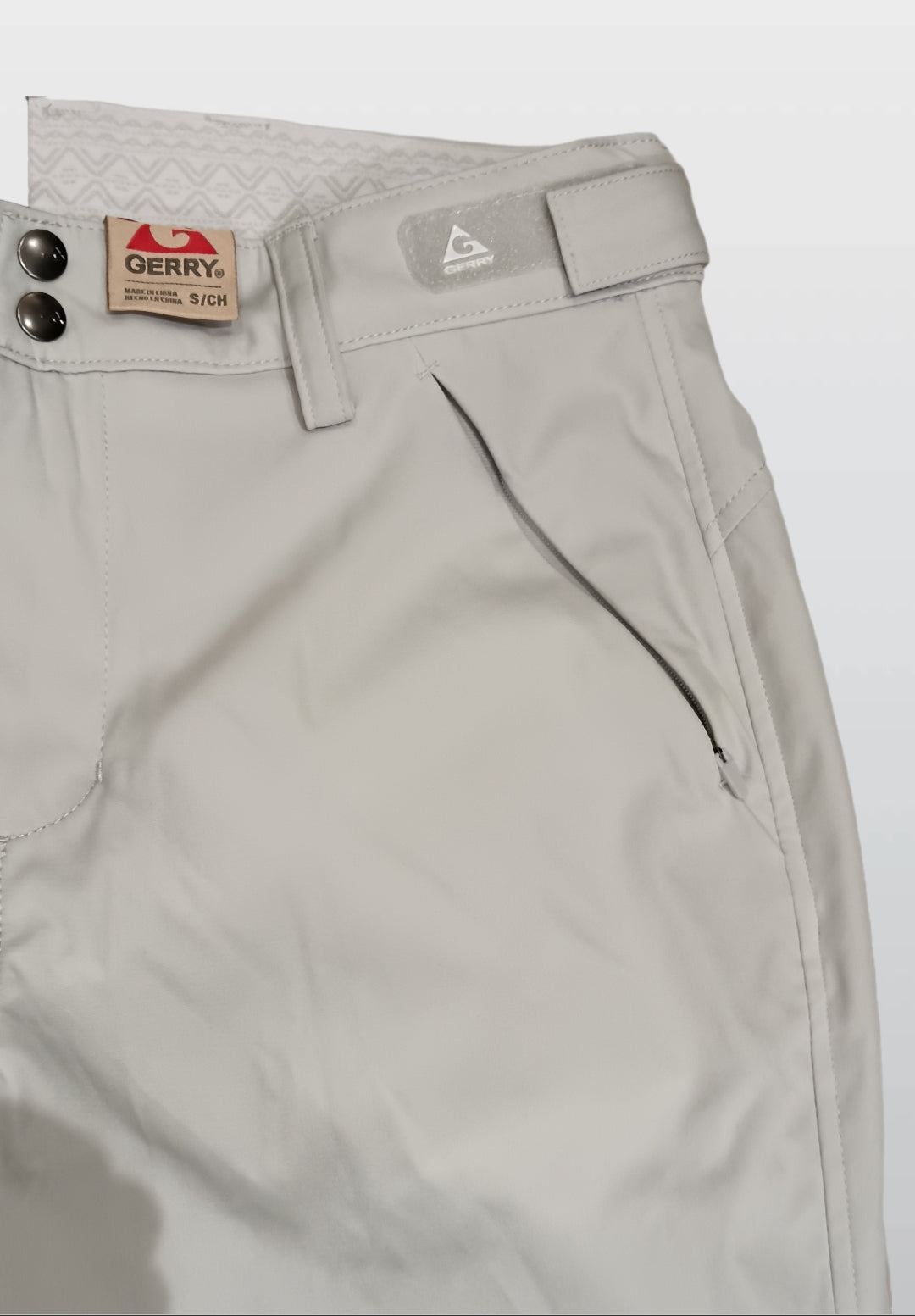 SIZE: S - Gerry Ladies Stretch Snow Pants Fleece-Lined Stretch Gray