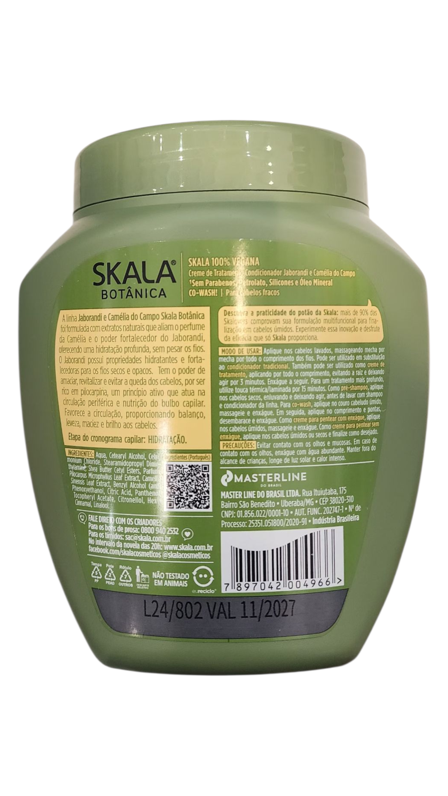 Skala Botnica Jaborandi Scarabotanica Jabolange 2 in 1 Hair Treatment 1000g