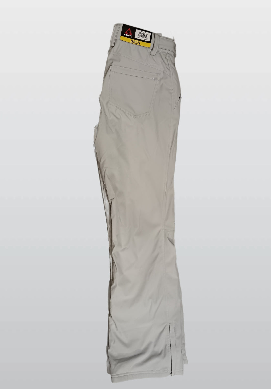 SIZE: S - Gerry Ladies Stretch Snow Pants Fleece-Lined Stretch Gray