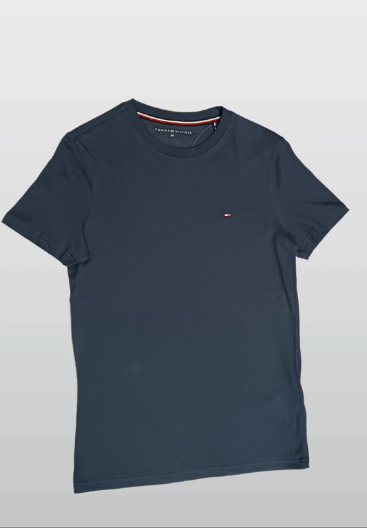Tommy Jeans Men’s T-Shirt – Dusty Blue M7 | Classic Casual Style