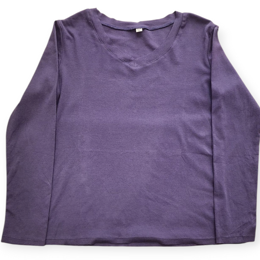 Women's Purple Full Sleeve T Shirt