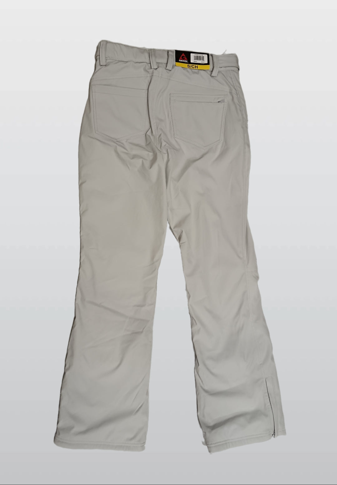 SIZE: S - Gerry Ladies Stretch Snow Pants Fleece-Lined Stretch Gray