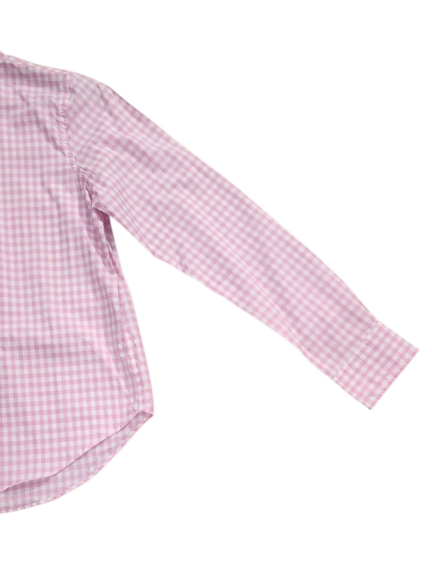 Ralph Lauren Polo Pink and white Checkered Women's full sleeve shirt
