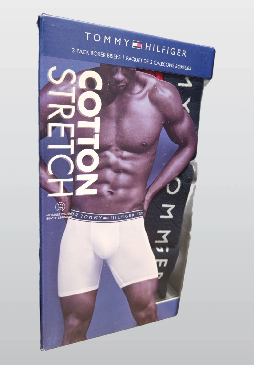 TOMMY HILFIGER 3-PACK BOXER COTTON STRETCH blue M4