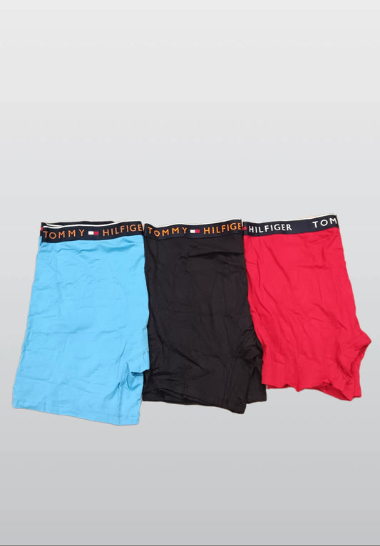 TOMMY HILFIGER 3-PACK BOXER LUXE STRETCH  NAVY M22
