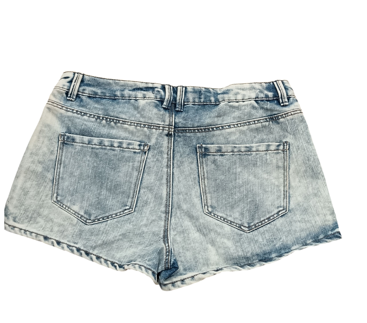 Ift Denim collection Women's Jeans Shorts White Plus Blue