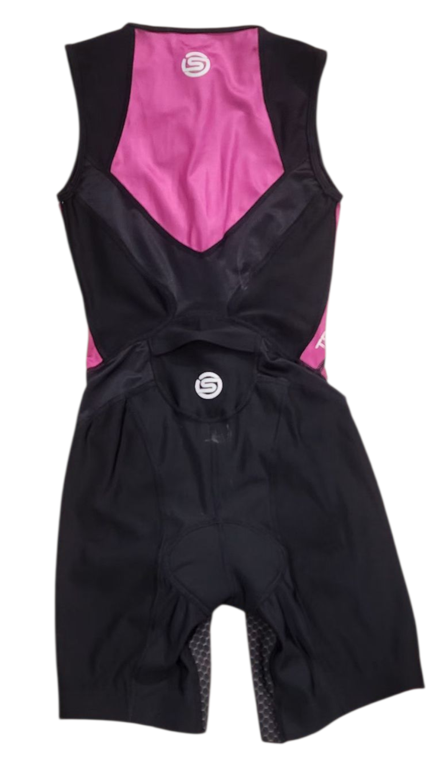 SKINS Black and Pink Swimsuit