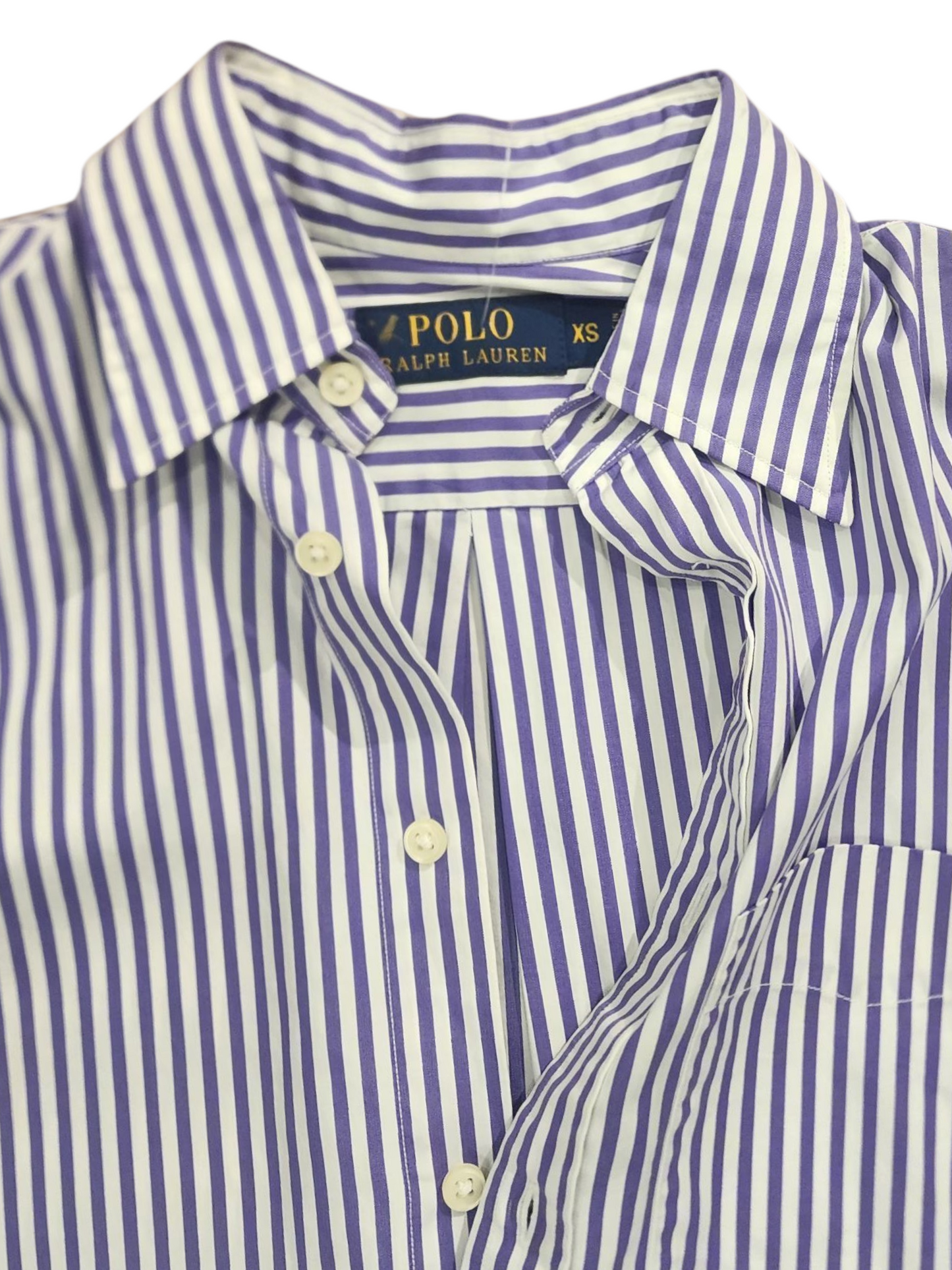 Ralph Lauren Polo Purple & White striped women's shirt