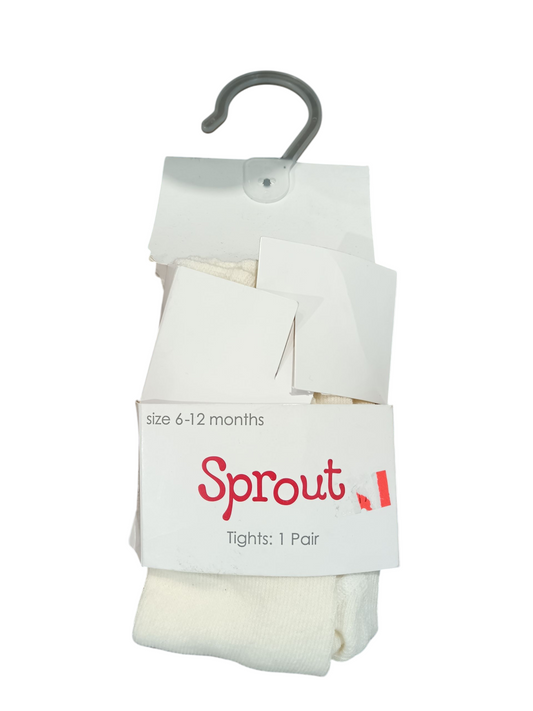 Sprout white womens Tights 1 PAIR
