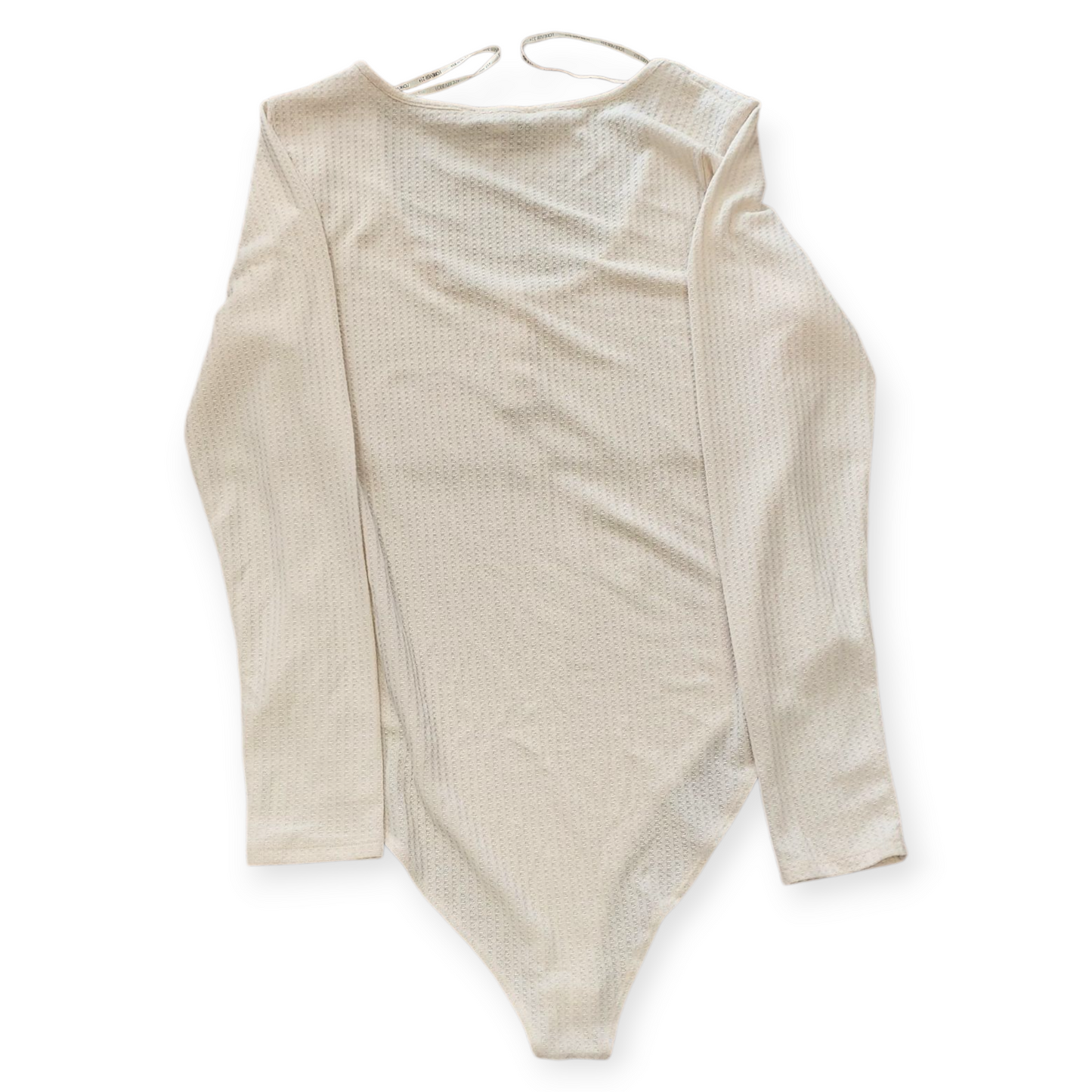 FOREVER 21+ CREAM WOMEN'S BODYSUIT