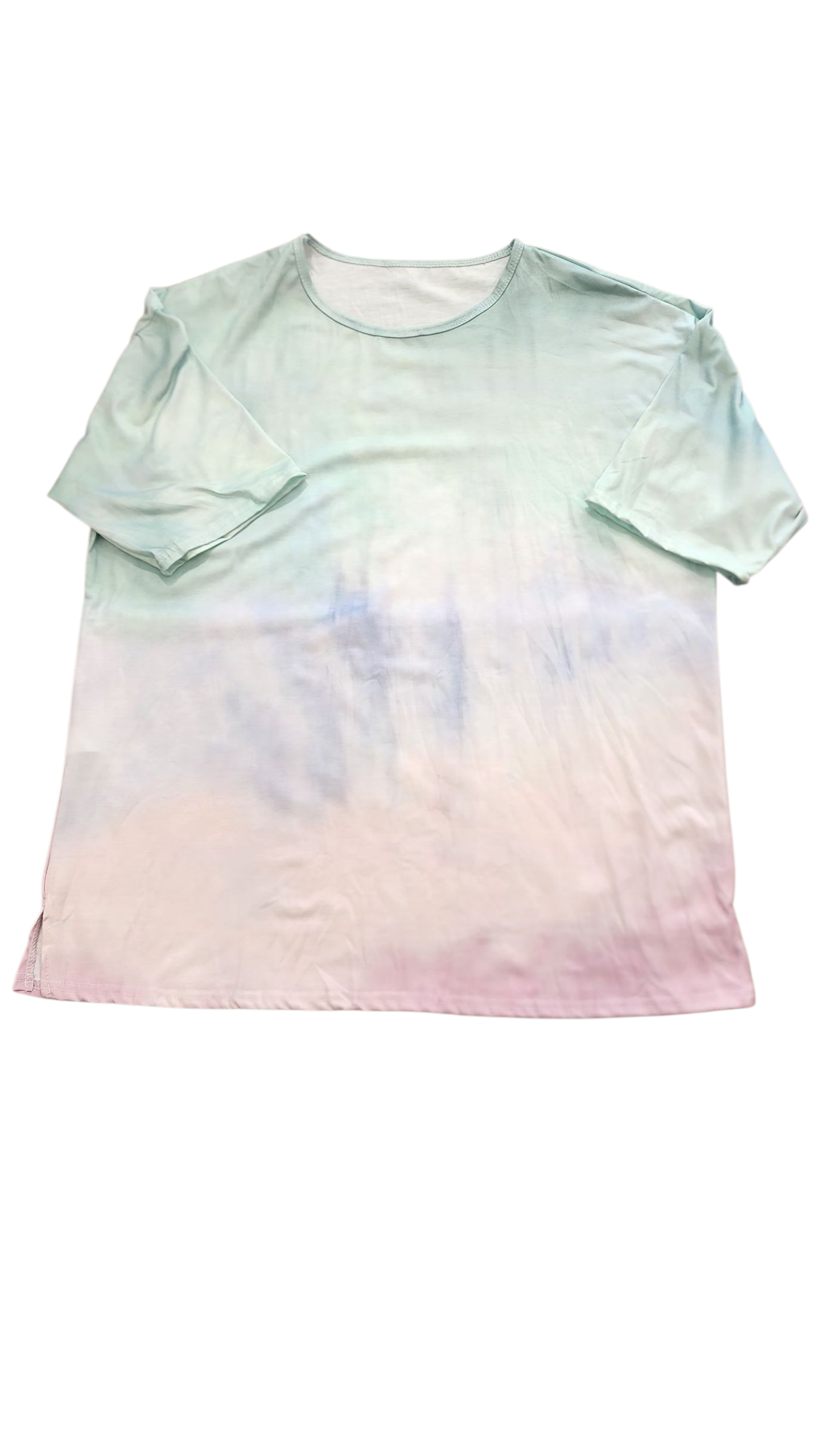 WOMEN'S BLACK T SHIRT WITH PRINT