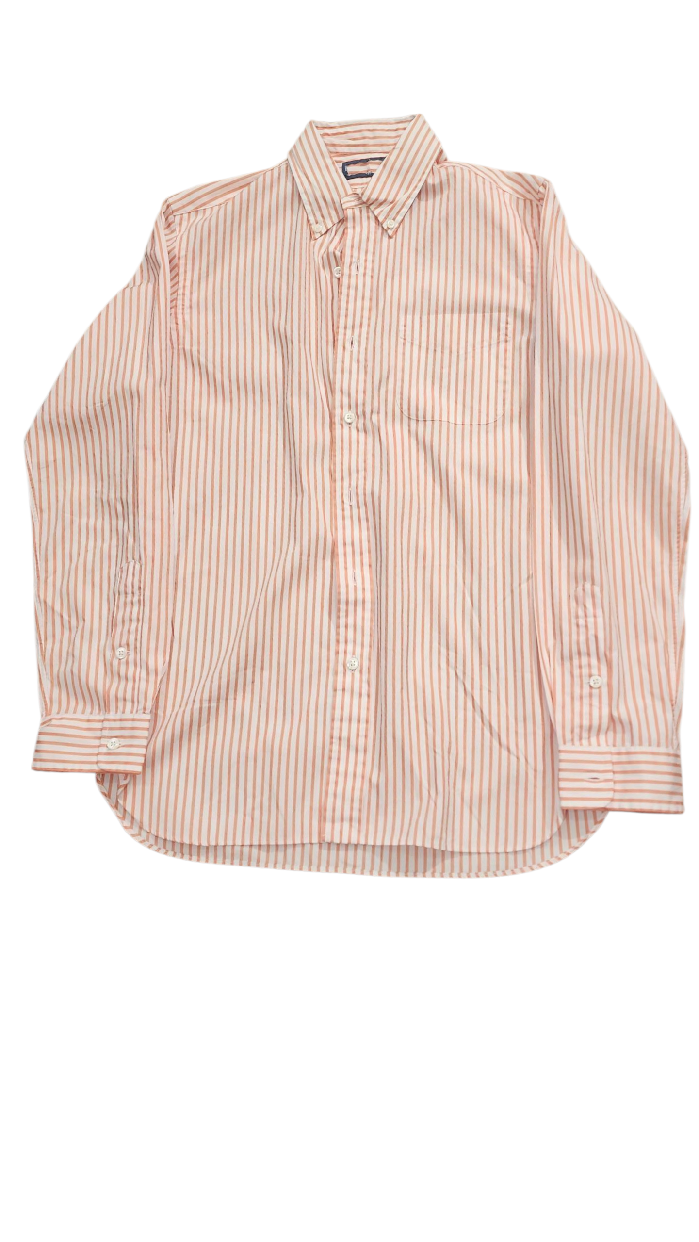 Ralph Lauren Polo White and Orange Striped Women's Shirt