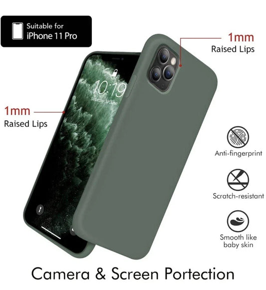 iPhone 11 Jelly Case made of durable & flexible material smooth touch&scrath resist.