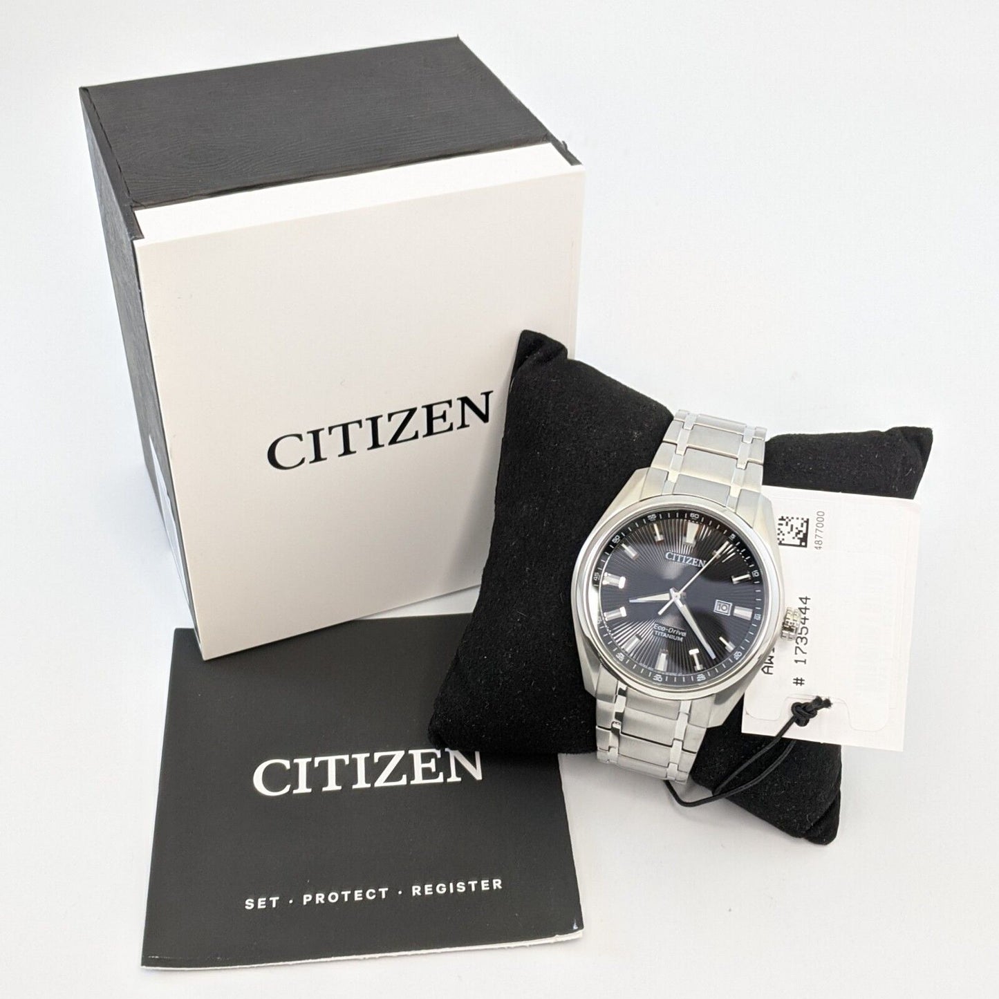 Citizen Titanium 42mm Men's Solar Powered Fashion Watch - Black/Silver