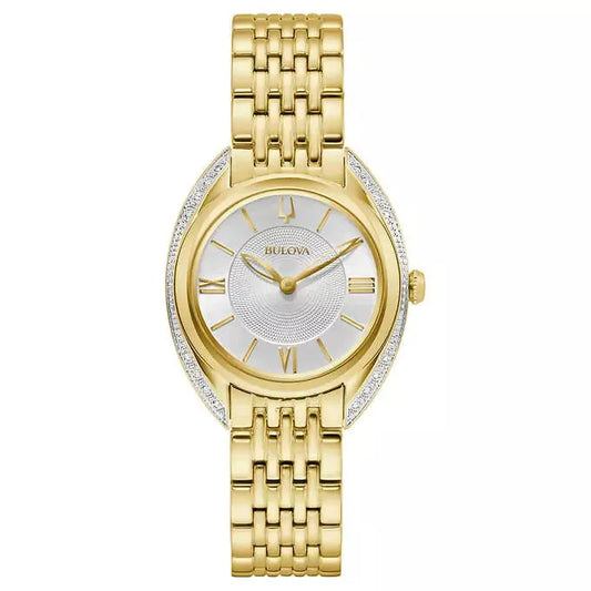 Bulova Gold Stainless Steel Women's Quartz Watch