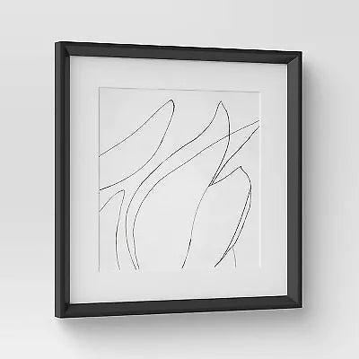 SEALED - (Set of 2) 60CM X 60CM Sketch Art Print Black/White - Threshold™ Designed with Studio McGee